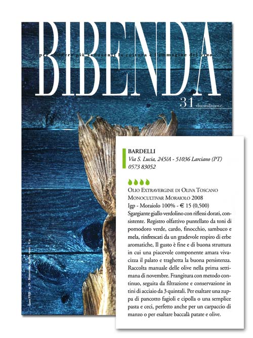 Bibenda olio oliva toscano